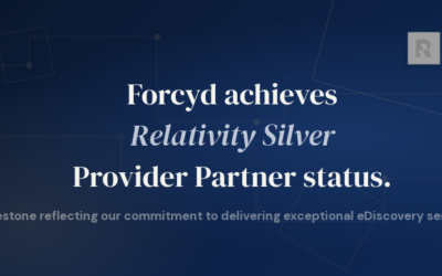 FORCYD achieves Relativity Silver provider partner status